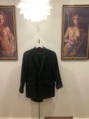 Completely Bespoke MOD, Green Plaid Summer Evening Suit